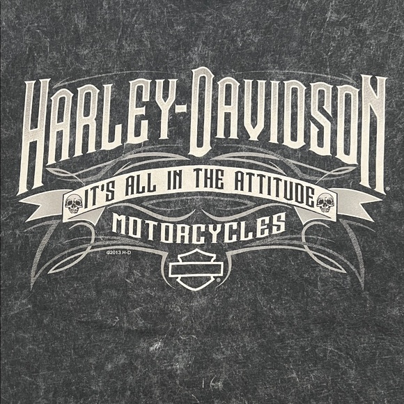 Harley Davidson Graphic Muscle Tank Black/Gray Wash Size XL - Picture 1 of 5